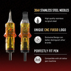 CNC FUEGO Tattoo Needle Cartridges