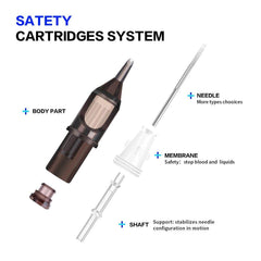 Solong Tattoo Needle Cartridges 0.35mm Mixed Cartridges 50PCS