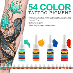 Tattoo Ink Color Set 28/54 PCS 5ml Solong