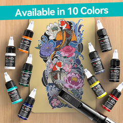 Tattoo Ink 10/16 Colors Set 15ml CNC