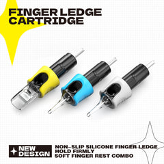 Tattoo Needle Cartridges Finger Ledge Round Magnum RM 16PCS Stigma